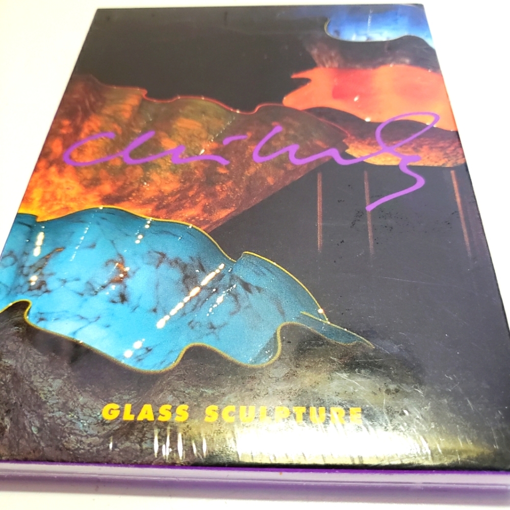 Glass sculpture postcards by Dale Chihuly.